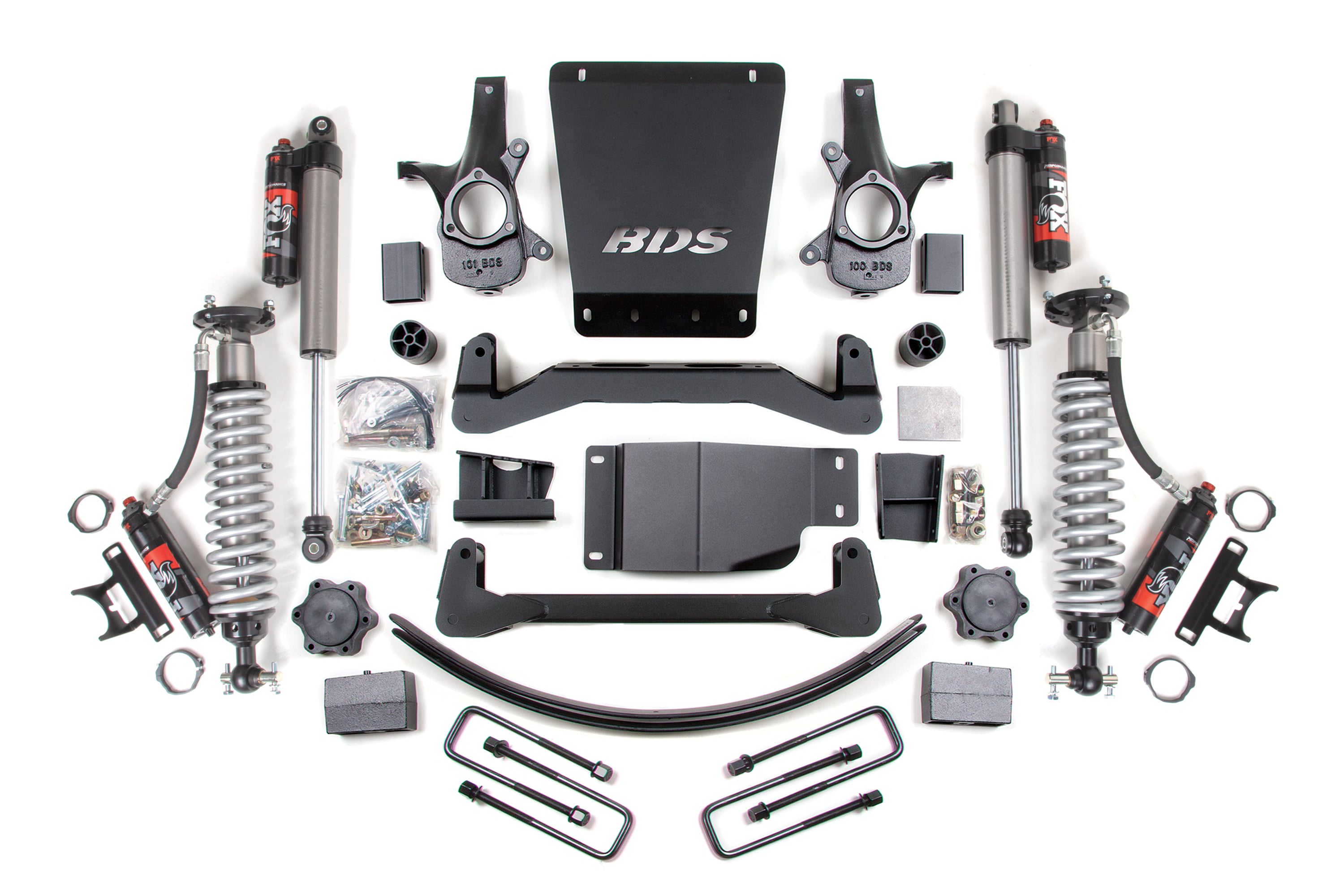 BDS 6 Inch Lift Kit FOX 2.5 Performance Elite Coilover Chevy Silverado/GMC Sierra 1500 4WD (2007–2013)
