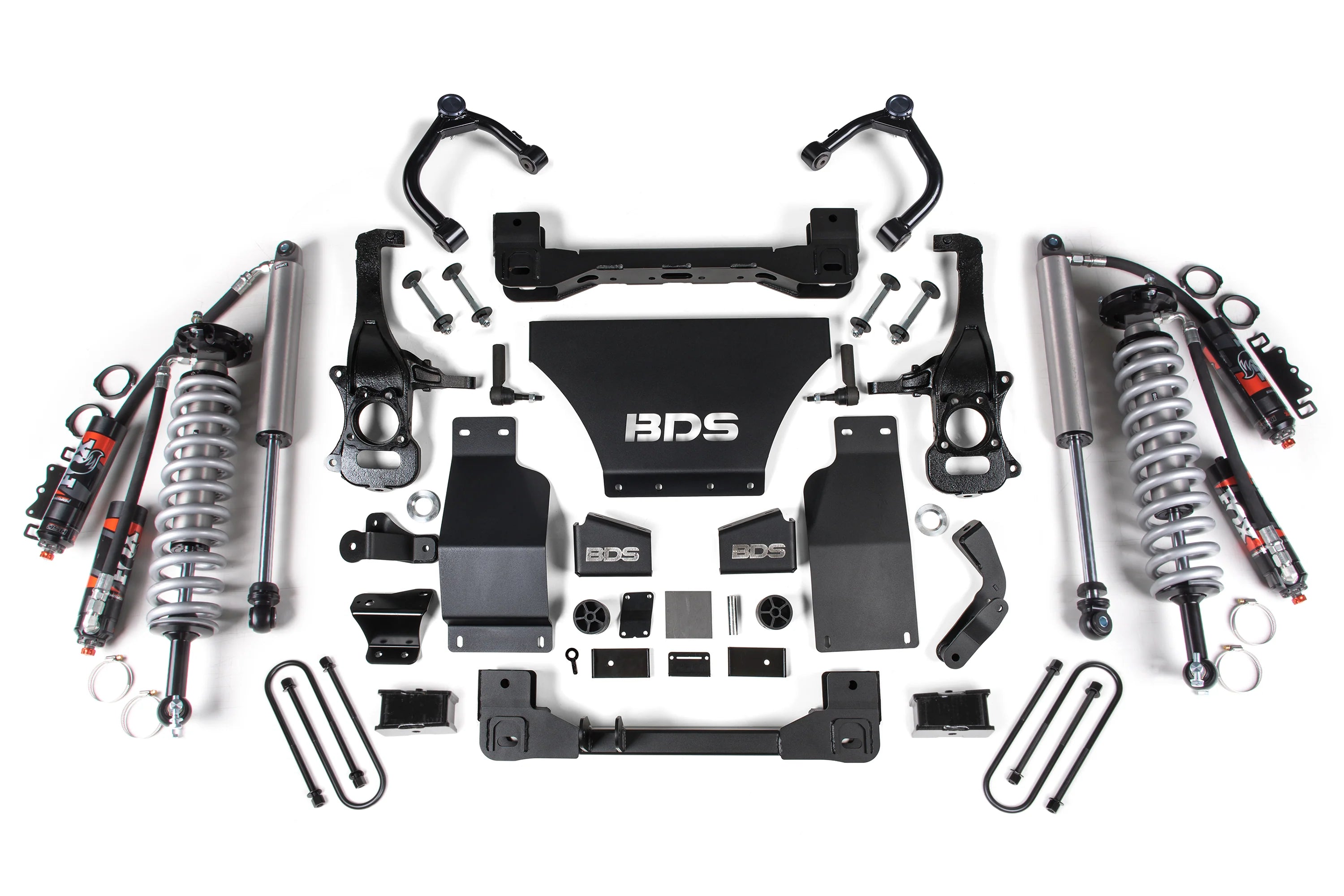 BDS 2.5 Inch Lift Kit FOX 2.5 Performance Elite Coilover for Chevy Trail Boss & GMC AT4 1500 Diesel 4WD (2025–2026)