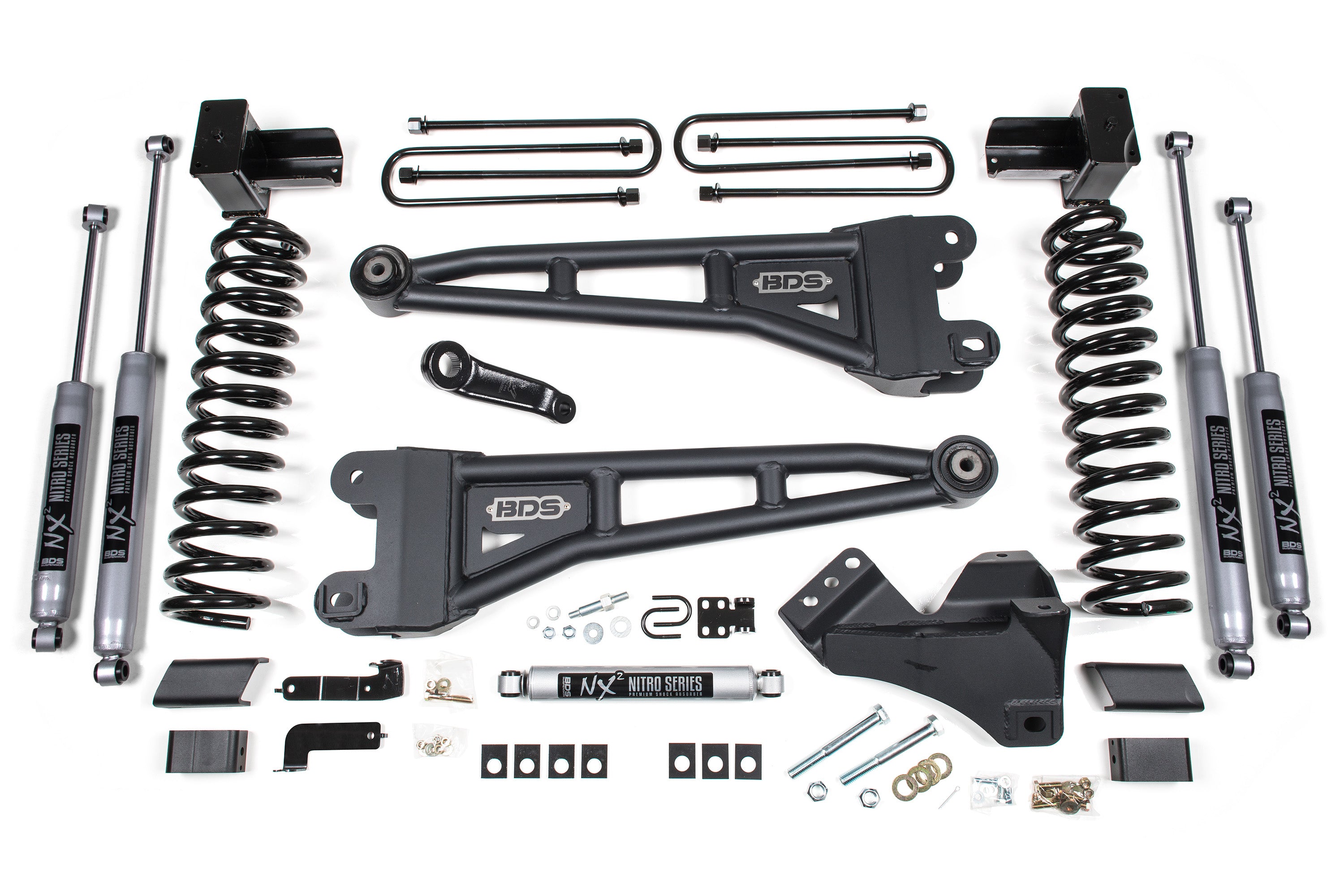 5 Inch Lift Kit w/ Radius Arm | Ford F250/F350 Super Duty (23-26) 4WD | Gas - Leaf Springs / FOX 2.5 Performance Elite