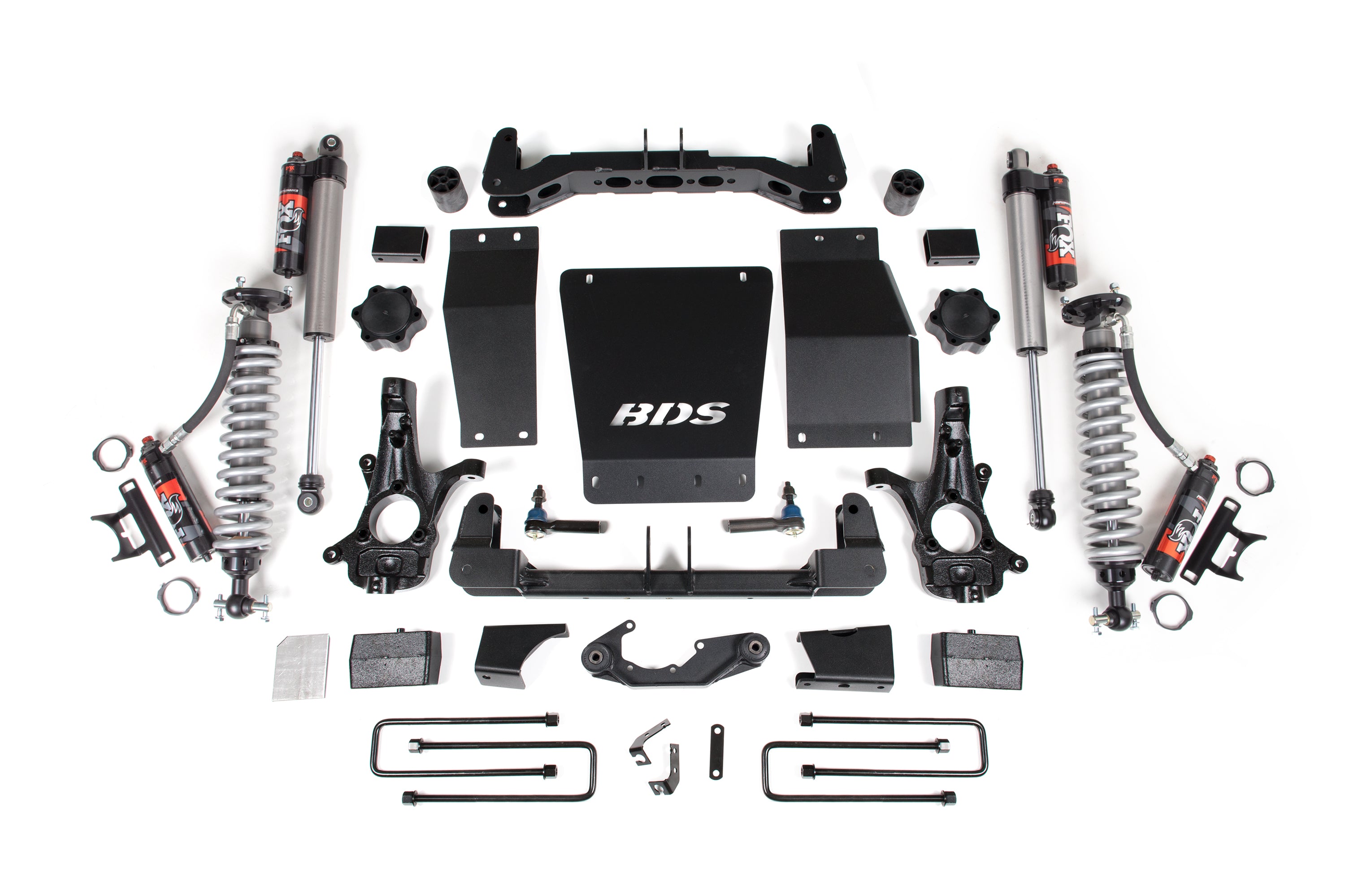 BDS 4 Inch Lift Kit FOX 2.5 Performance Elite Coilover for Chevy Silverado 1500 4WD (2014–2018) GMC Sierra 1500 4WD (2014–2018)