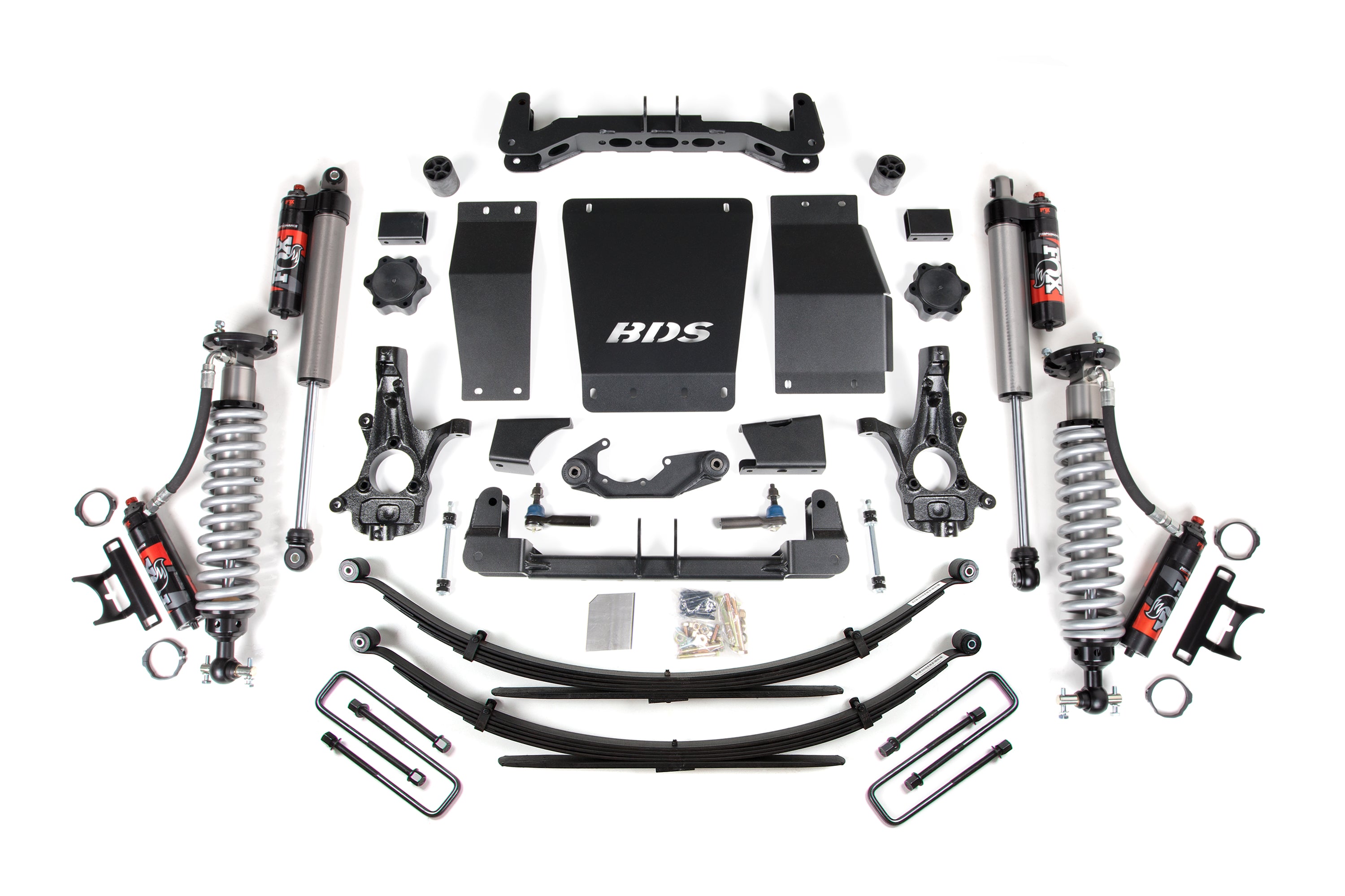 BDS 6 Inch Lift Kit FOX 2.5 Performance Elite Coilover Chevy Silverado GMC Sierra 1500 4WD (2014–2018)