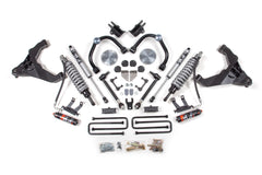 3 Inch Lift Kit | FOX Coilover Conversion | Chevy Silverado or GMC Sierra 2500HD/3500HD (20-26) Diesel | 4WD - Block Kit Without Factory Overload / FOX 2.5 Performance Elite