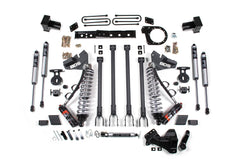 6 Inch Lift Kit w/ 4-Link | FOX 2.5 Performance Elite Coil-Over Conversion | Ford F250/F350 Super Duty (17-19) 4WD | Diesel - Block Kit / FOX 2.5 Performance Elite