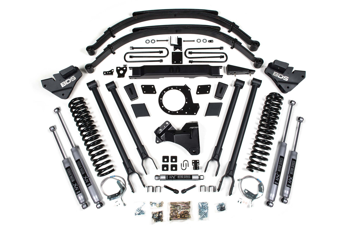9 Inch Lift Kit w/ 4-Link | Ford F250/F350 Super Duty (20-22) 4WD | Diesel - NX2 Nitro Series