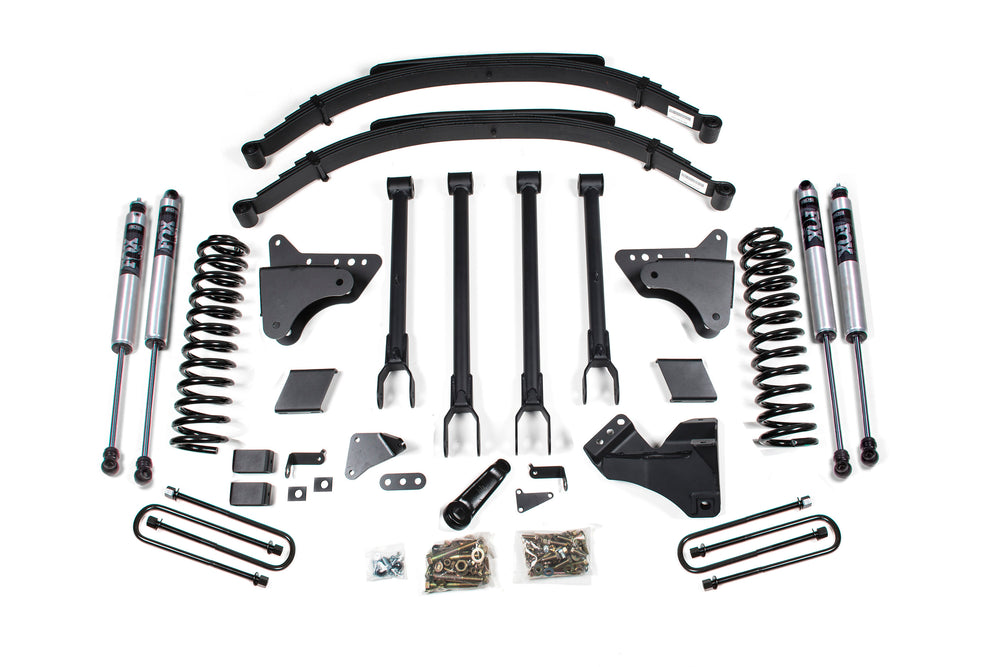 6 Inch Lift Kit w/ 4-Link | Ford F250/F350 Super Duty (11-16) 4WD | Diesel - Factory 2 Inch Rear Blocks / NX2 Nitro Series