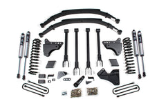 6 Inch Lift Kit w/ 4-Link | Ford F250/F350 Super Duty (11-16) 4WD | Diesel - Factory 2 Inch Rear Blocks / NX2 Nitro Series