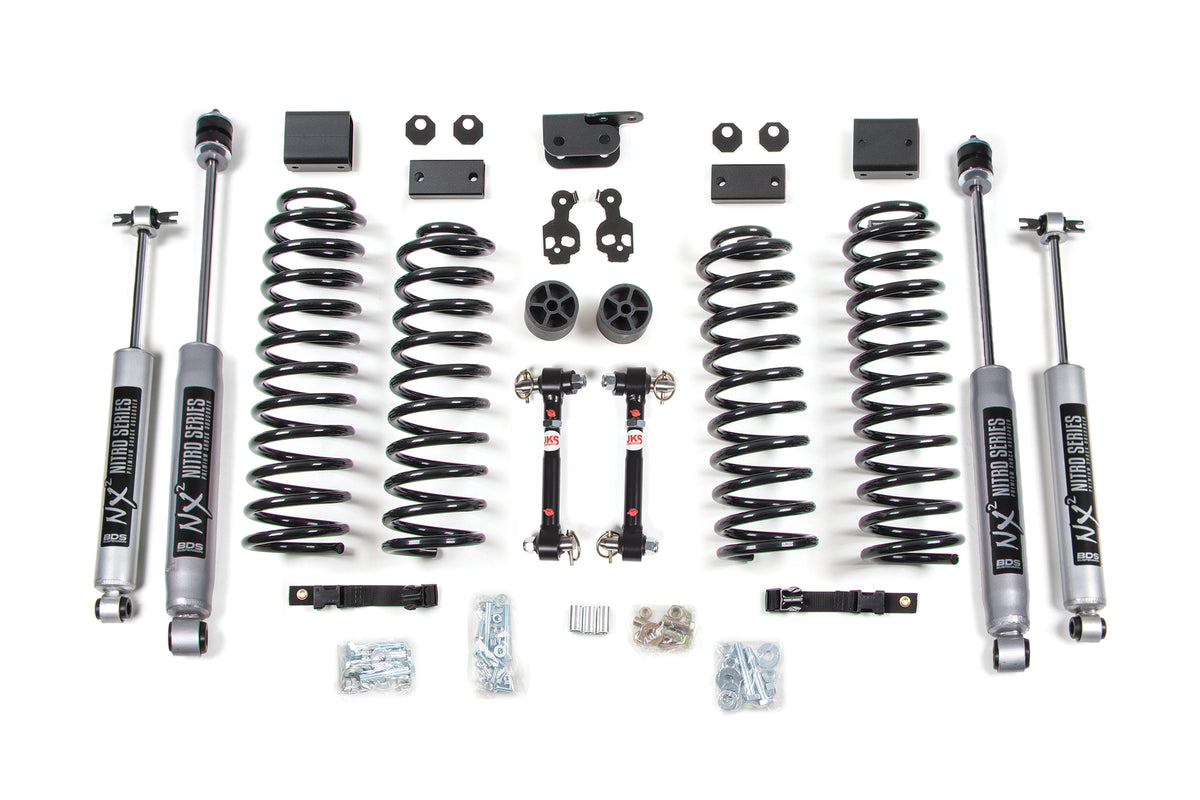 3 Inch Lift Kit | Jeep Wrangler JK (07-11) 4-Door - NX2 Nitro Series / Fixed Links