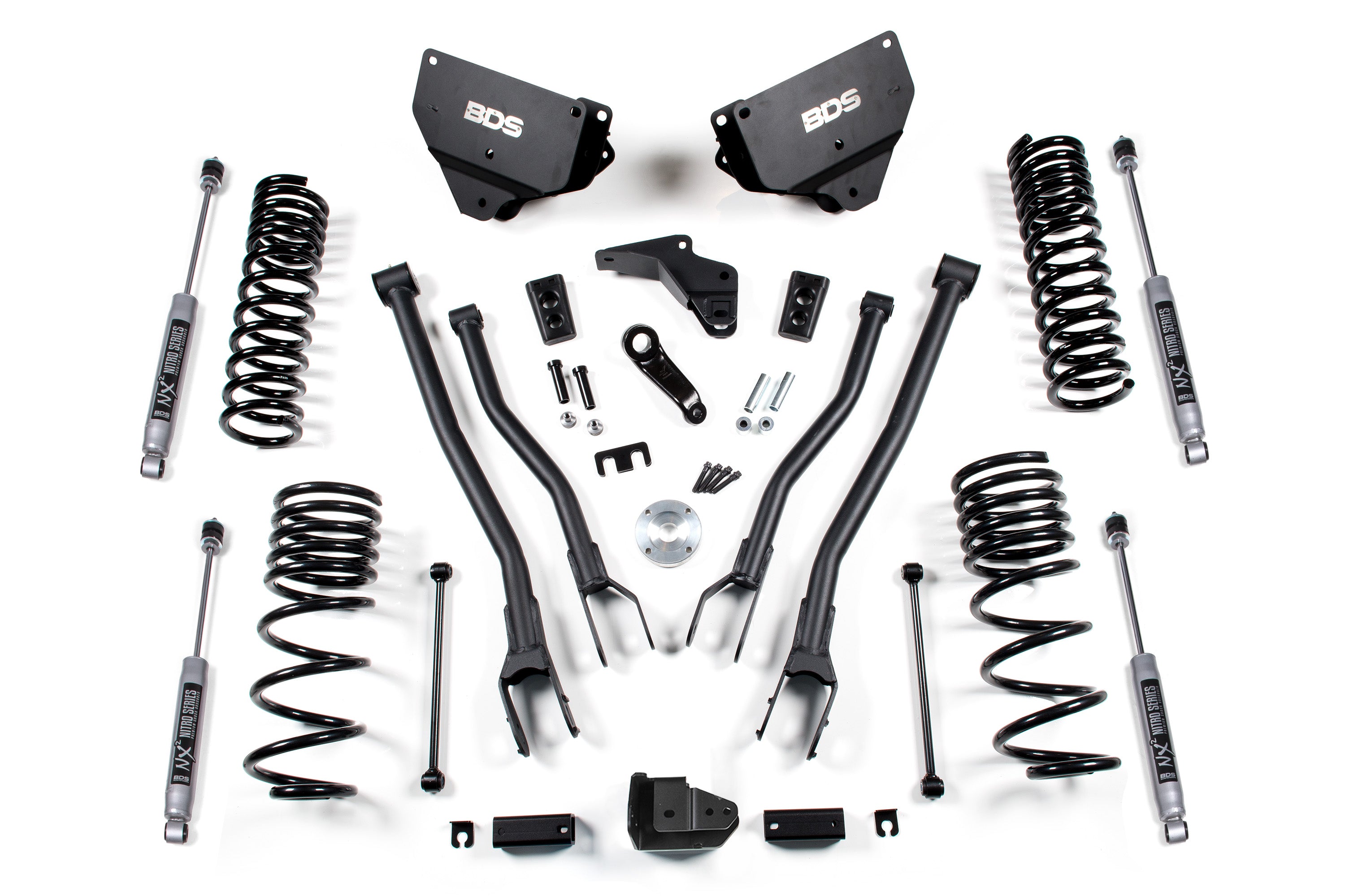 4 Inch Lift Kit w/ 4-Link | Ram 2500 (14-18) 4WD | Gas - NX2 Nitro Series