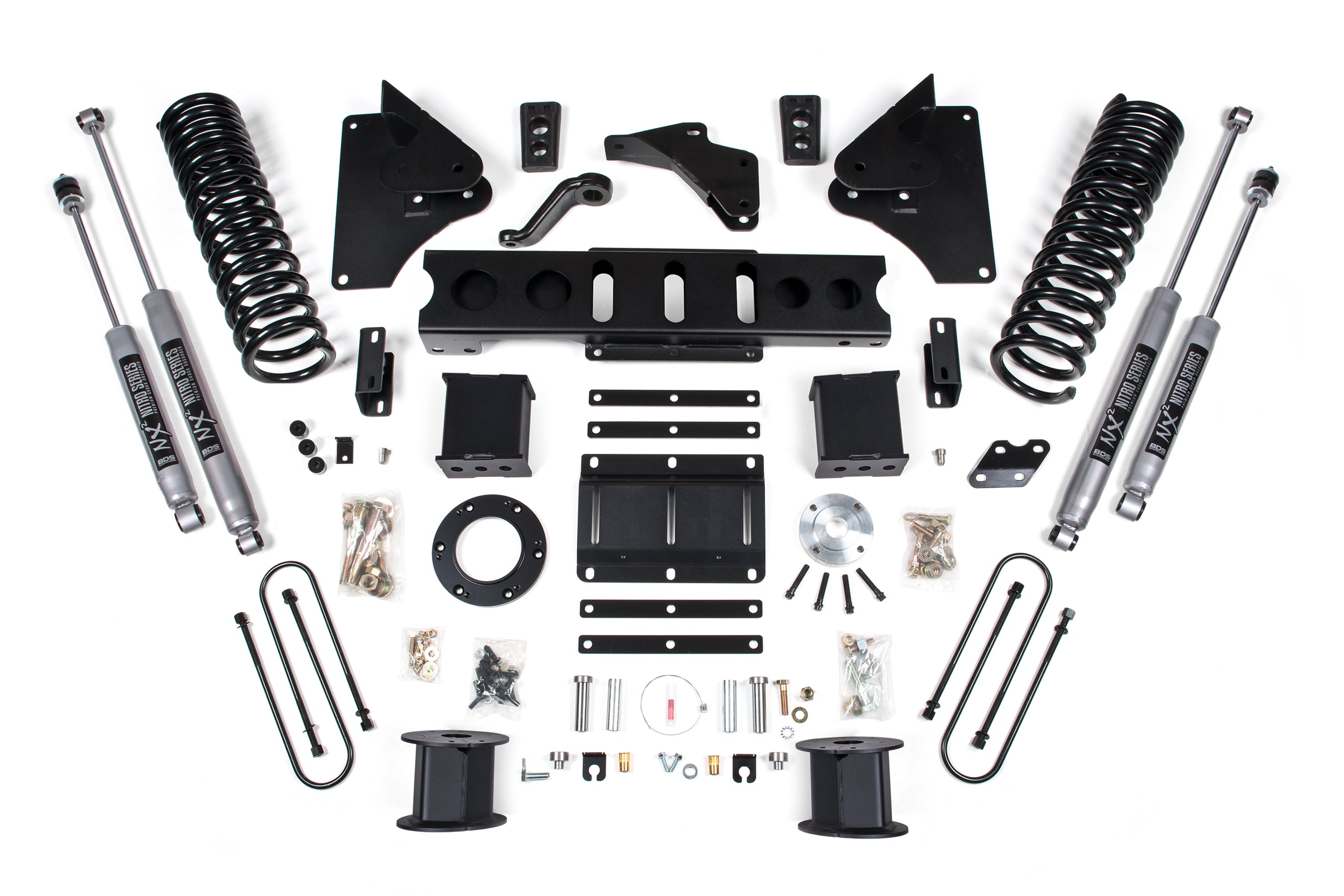 5.5 Inch Lift Kit | Ram 3500 w/ Rear Air Ride (13-18) 4WD | Gas - NX2 Nitro Series