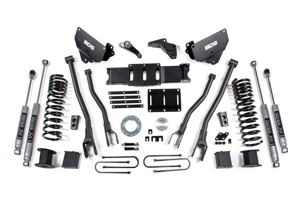 6 Inch Lift Kit w/ 4-Link | Ram 3500 w/ Rear Air Ride (13-18) 4WD | Diesel - 8 Bolt / NX2 Nitro Series
