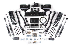 4 Inch Lift Kit w/ 4-Link | Ram 3500 (19-24) 4WD | Diesel - 6 Bolt / FOX 2.0 Performance Series