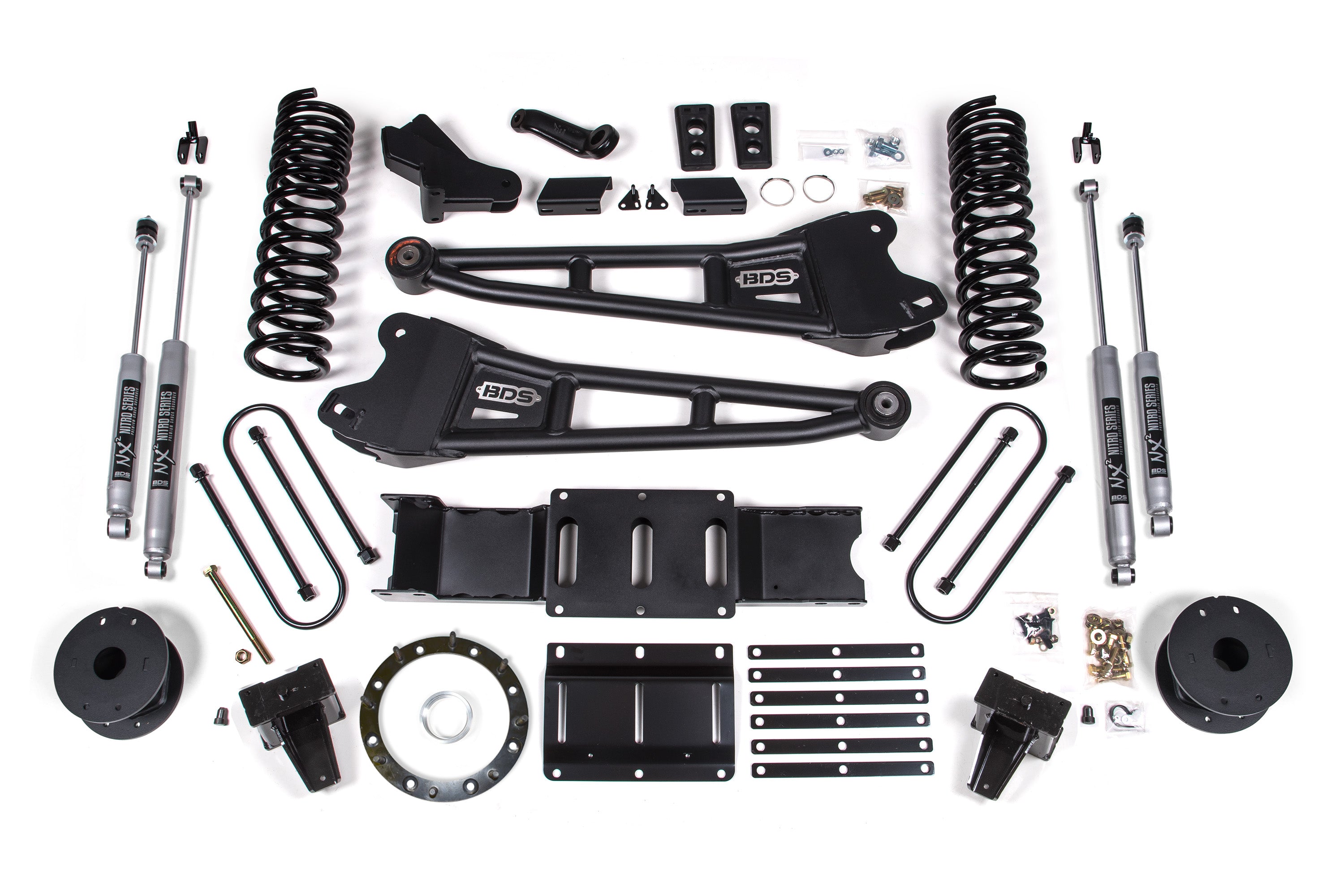 6 Inch Lift Kit w/ Radius Arm | Ram 3500 w/ Rear Air Ride (19-24) 4WD | Diesel - 6 Bolt / NX2 Nitro Series