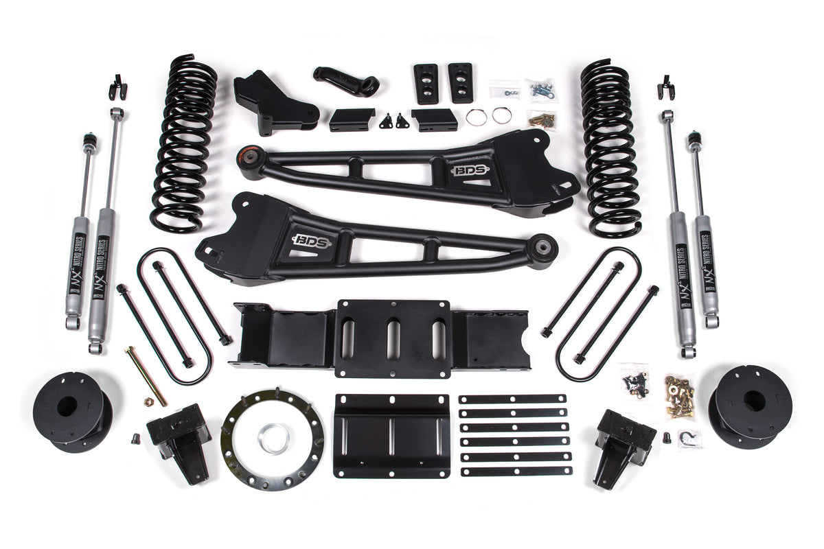 6 Inch Lift Kit w/ Radius Arm | Ram 3500 w/ Rear Air Ride (19-24) 4WD | Diesel - 6 Bolt / NX2 Nitro Series