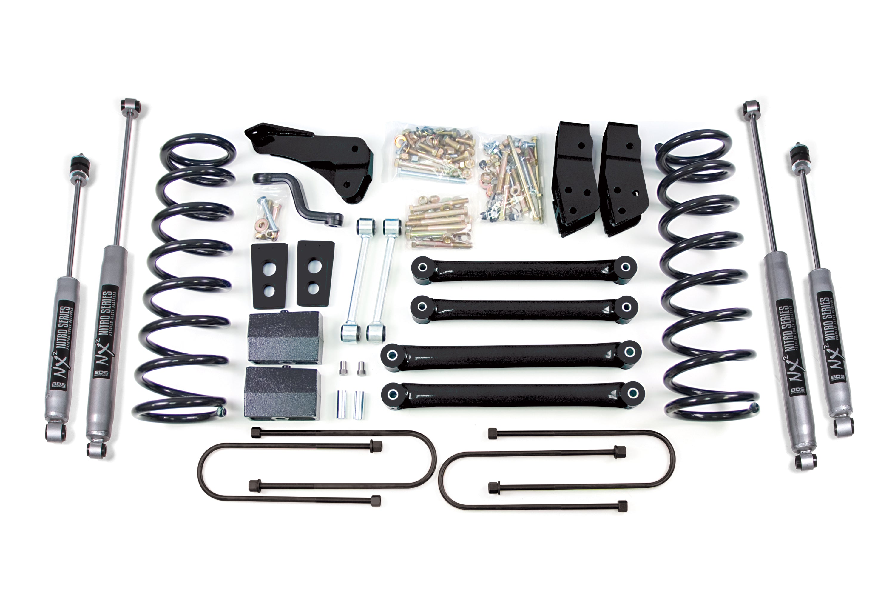4 Inch Lift Kit | Dodge Ram 2500 Power Wagon (05-07) 4WD - 4 Inch Block Kit / 3-1/2 Inch Axle / FOX 2.0 Performance Series