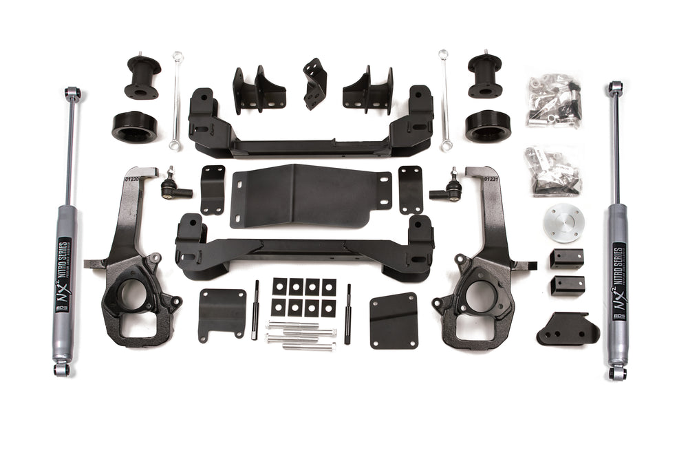 4 Inch Lift Kit | Ram 1500 (13-18) 4WD - 2 Inch Coil Spacer / NX2 Nitro Series