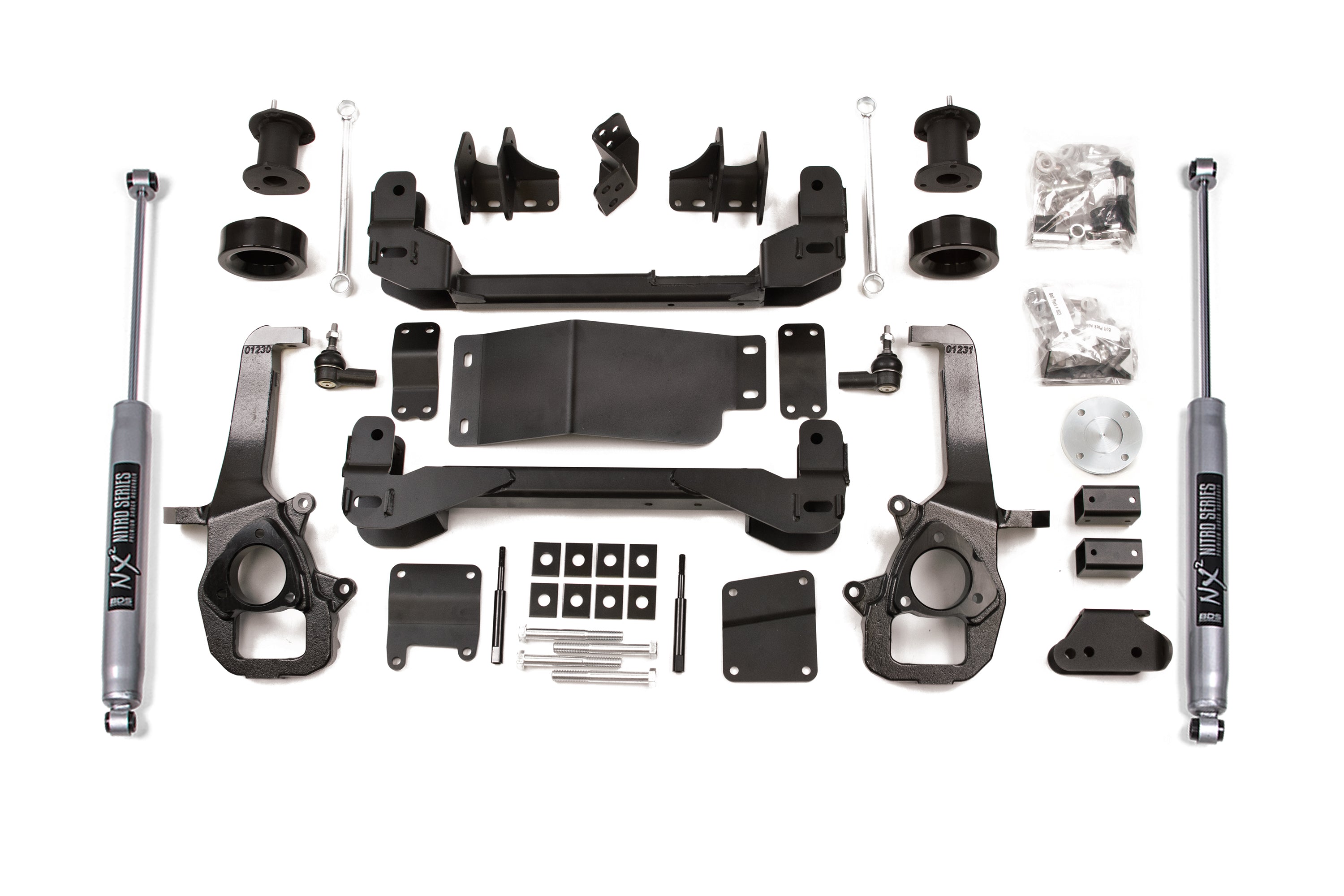 4 Inch Lift Kit | Ram 1500 (13-18) 4WD - 3 Inch Coil Springs / NX2 Nitro Series