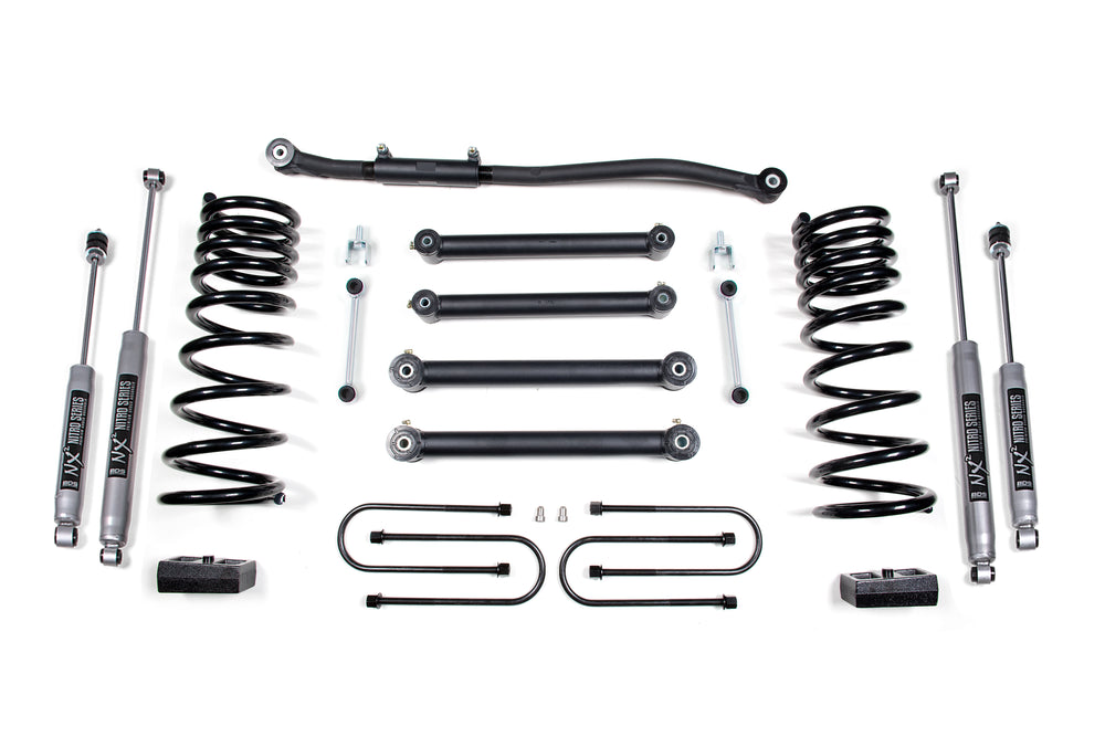 3 Inch Lift Kit | Dodge Ram 2500 (03-13) & 3500 (03-12) 4WD | Diesel - 3-1/2 Inch Axle / FOX 2.0 Performance Series