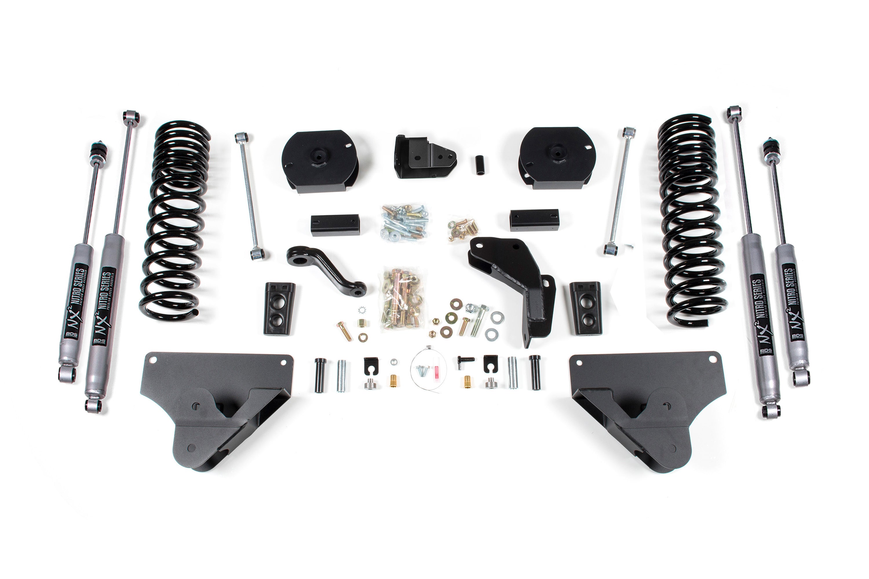 4 Inch Lift Kit | Ram 2500 (14-18) 4WD | Gas - Coil Spacers / NX2 Nitro Series