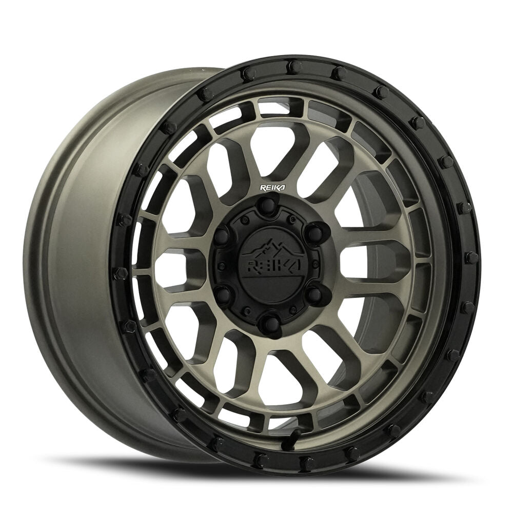 Reika R35 Rambler wheel in Satin Bronze / Satin Black Ring