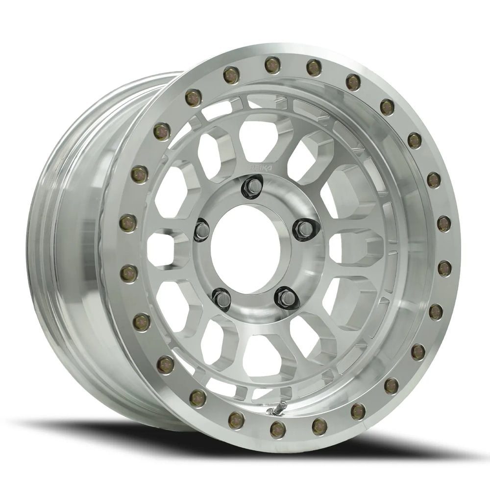 Reika R35 Rambler Beadlock wheel in Machined