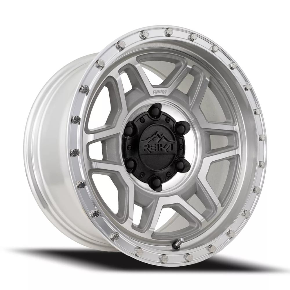 Reika R40 Trooper wheel in Machined Clear