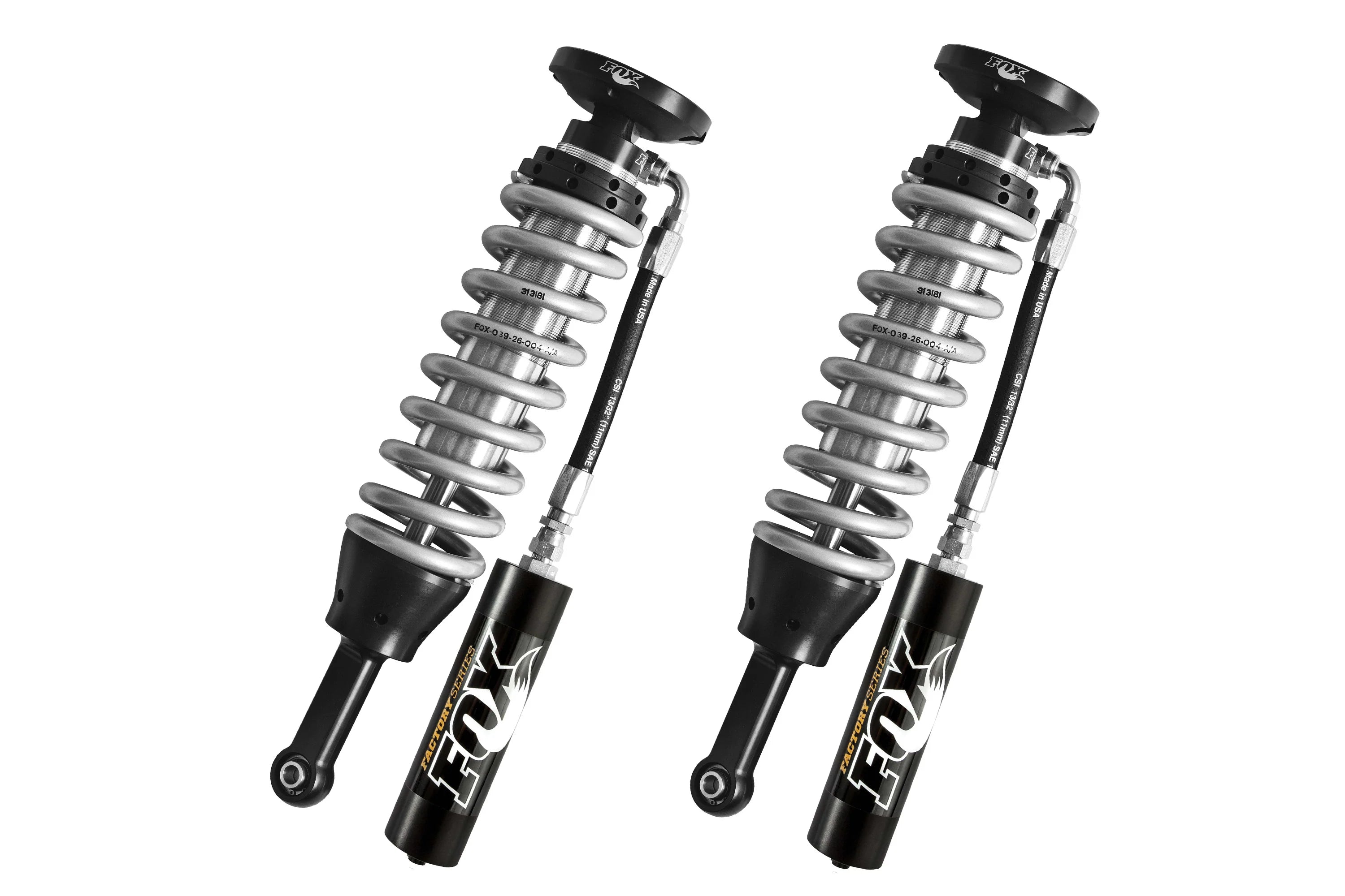 FOX Factory Series 2.5 Remote Reservoir Coilover Shock Absorber for 2007-2018 Chevy Silverado & GMC Sierra 1500 (0-2" Lift)