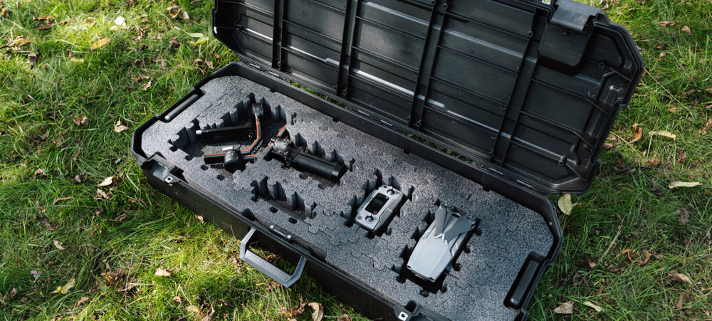 @expanded [A0031-MANF-BLK] Camera equipment neatly tucked into the Honcho PuzzleFoam.