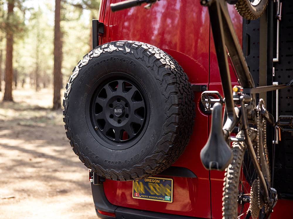 Sprinter Van Rear Tire Carrier