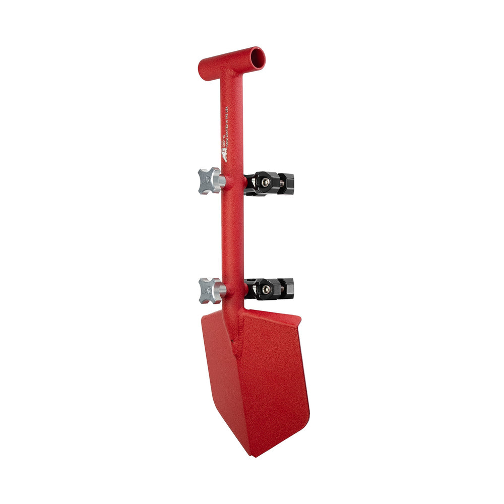 Shovel / Mount Combo - Red Mini Shovel / Black UMD with Knobs – image 2