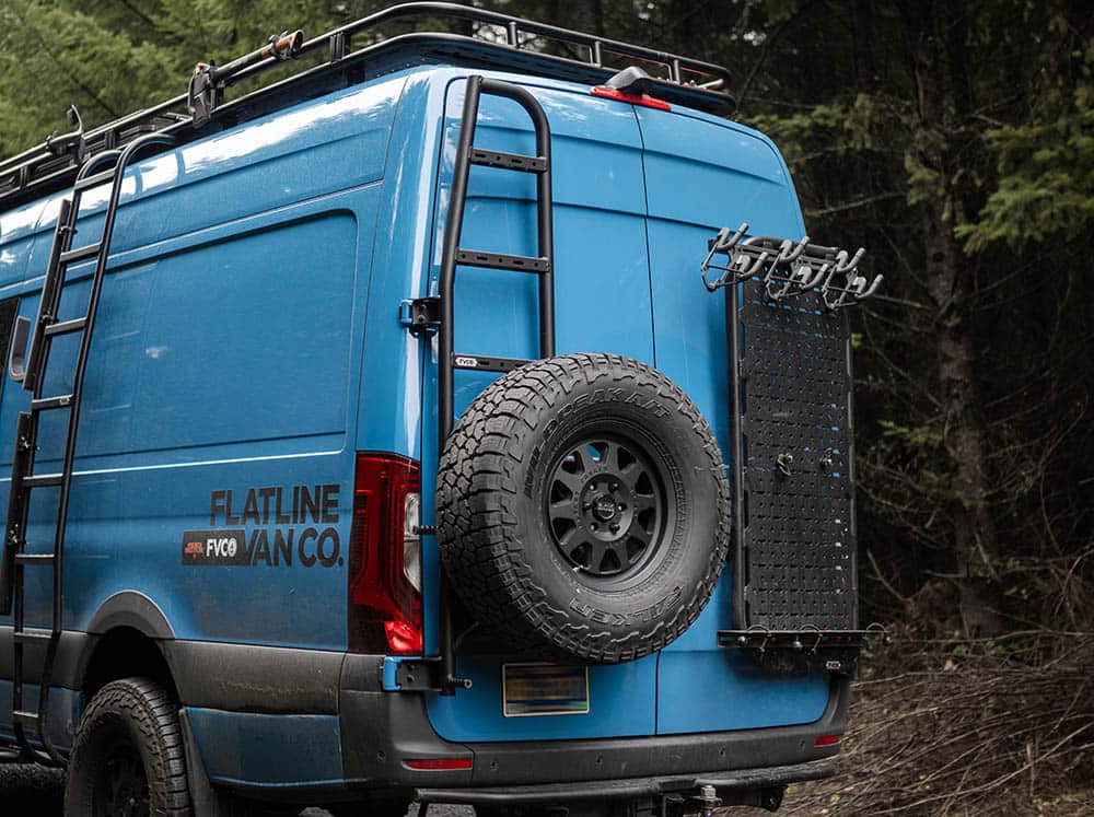 Sprinter Van Rear Ladder + Tire Carrier – image 9