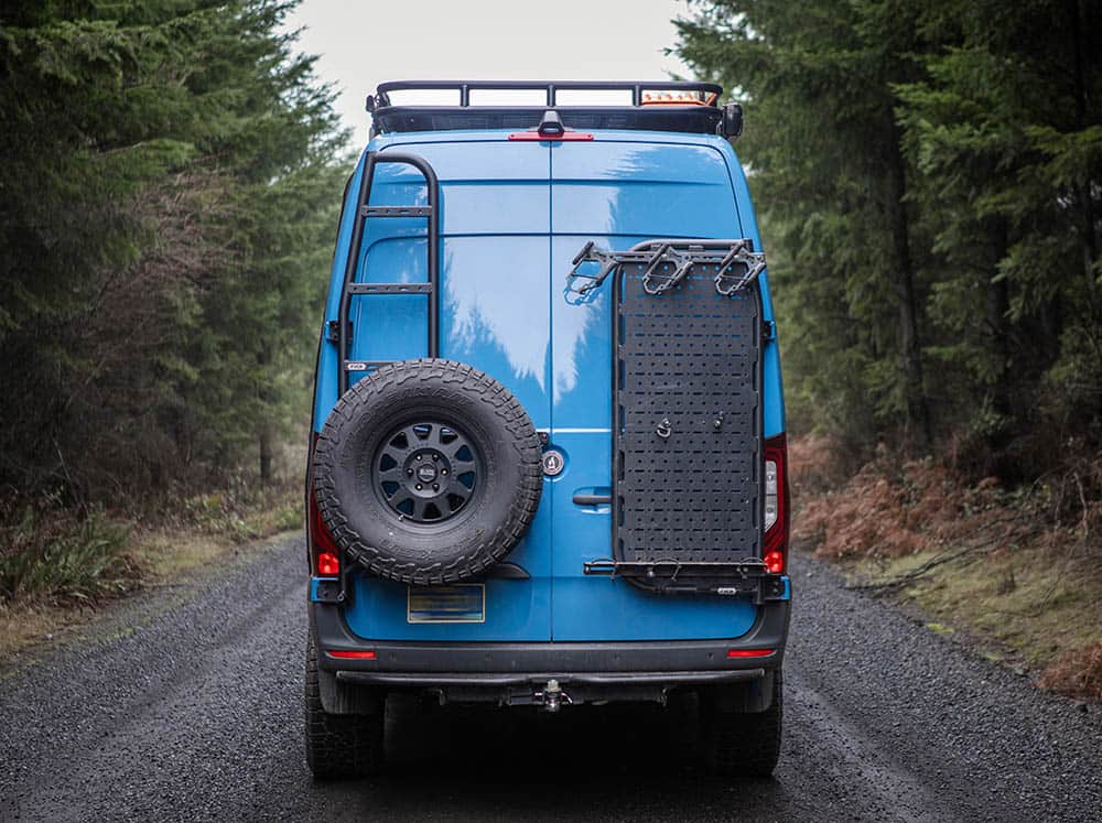 Sprinter Van Rear Ladder + Tire Carrier – image 8