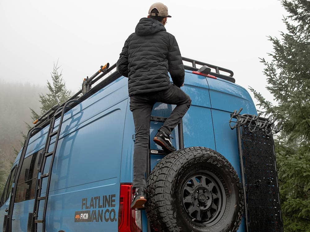 Sprinter Van Rear Ladder + Tire Carrier – image 7
